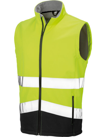 Result Printable Warnschutz Softshellweste