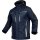 Leibwächter Stretch Winter Softshelljacke Kornblau/Schwarz 6XL
