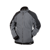 Dassy Kazan Zweifarbige Fleecejacke Zementgrau/Schwarz XXL