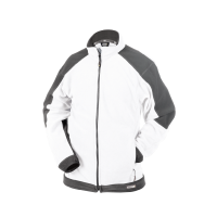 Dassy Kazan Zweifarbige Fleecejacke Weiß/Zementgrau XS