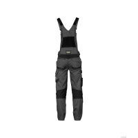 Dassy Tronix Stretch Latzhose mit Kniepolstertaschen Anthrazitgrau/Schwarz Normallänge 52