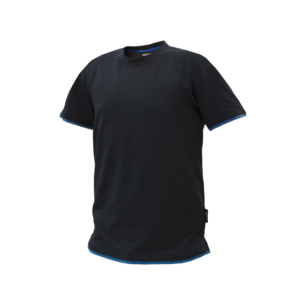 Schwarz/Azurblau